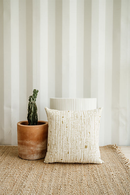 Capistrano in Halcyon 18" x 18" Pillow - at300nelson