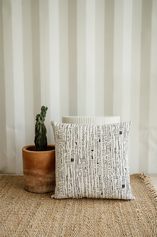 Capistrano in Clairvoyant 20" x 20" Pillow - at300nelson