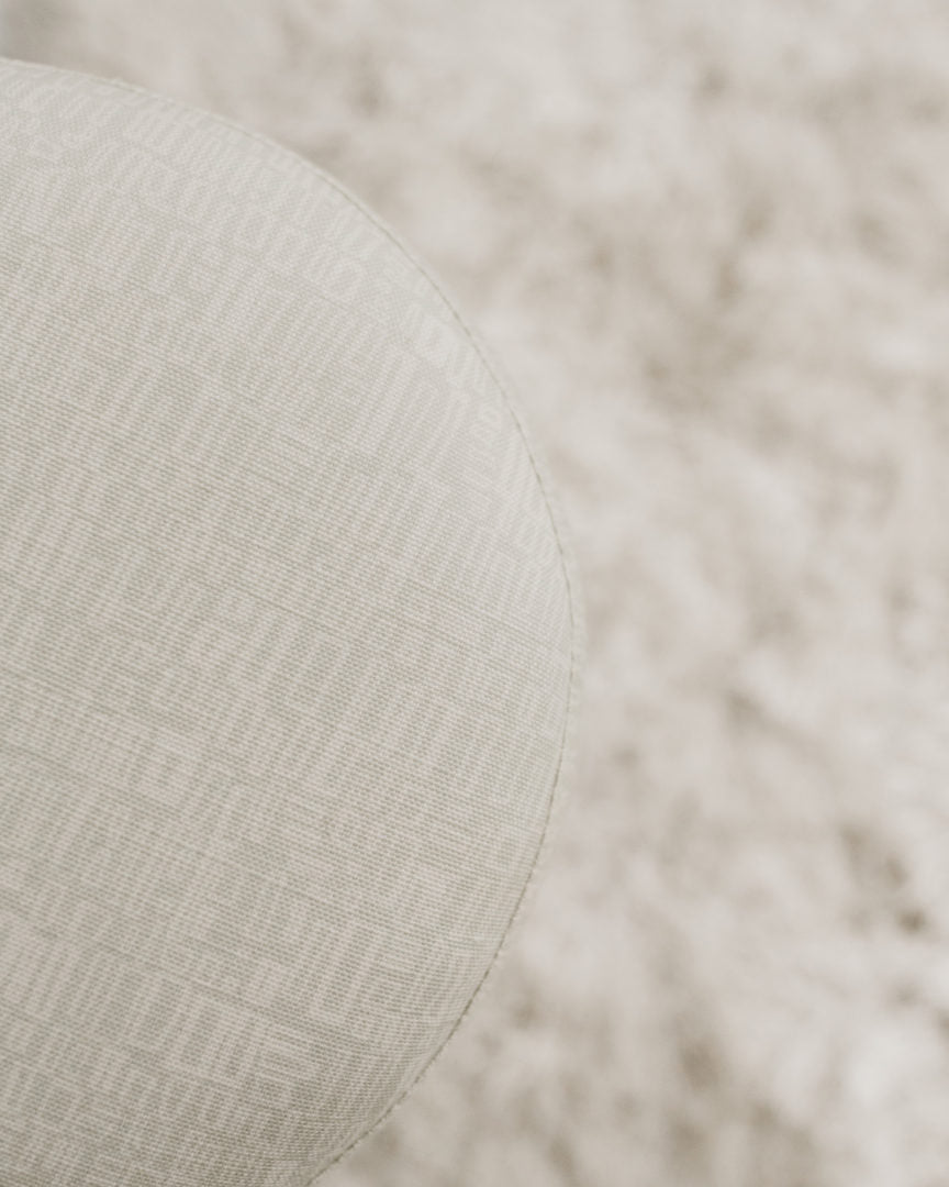 Leucadia in Eleuthera Small Round Ottoman - at300nelson