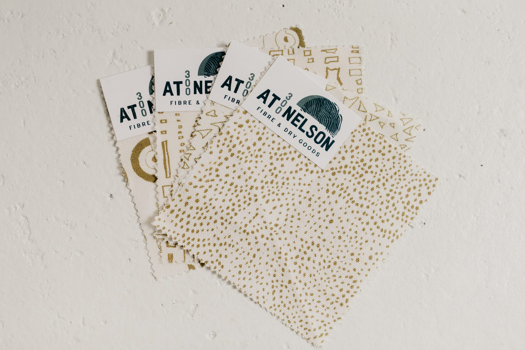 Golden Hour Ochres & Tobacco Tones - Fabric Swatch Set - at300nelson