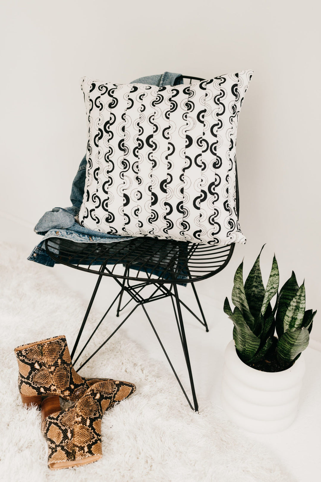 Ortega in Clairvoyant 20" x 20" Pillow - at300nelson