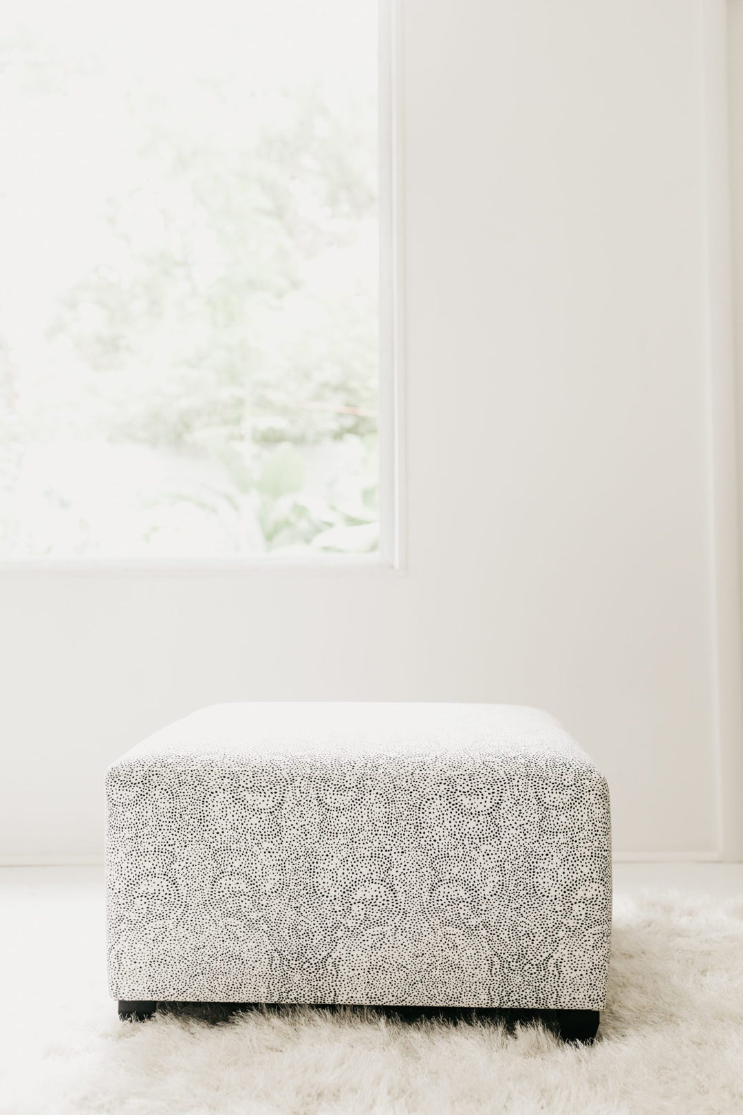 Palizada in Albatross 25" x 27" x 15" Large Ottoman - at300nelson