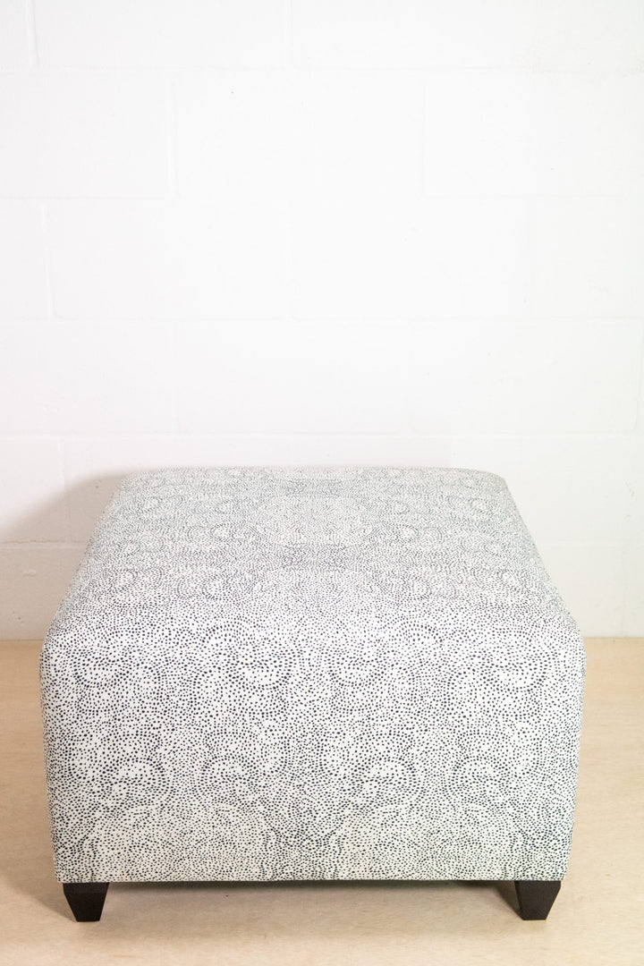 Palizada in Albatross 25" x 27" x 15" Large Ottoman - at300nelson