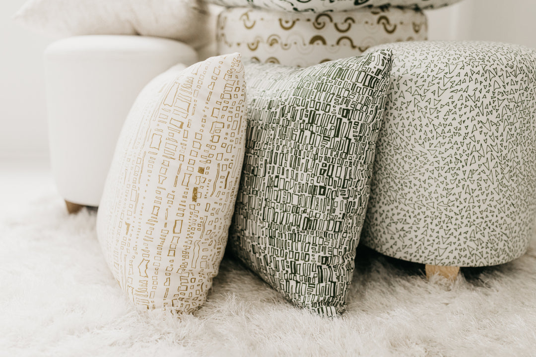 Capistrano in Halcyon 18" x 18" Pillow - at300nelson