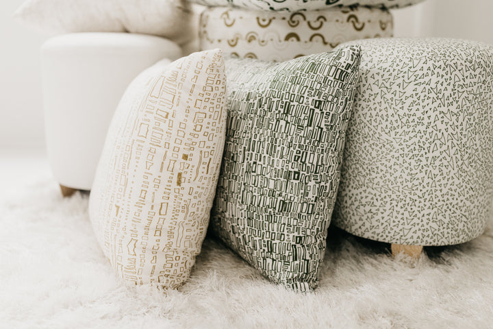 Capistrano in Halcyon 18" x 18" Pillow - at300nelson