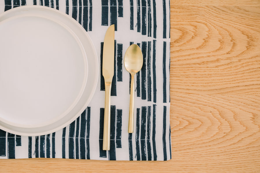 Marguerite in Indigo - Placemat - at300nelson