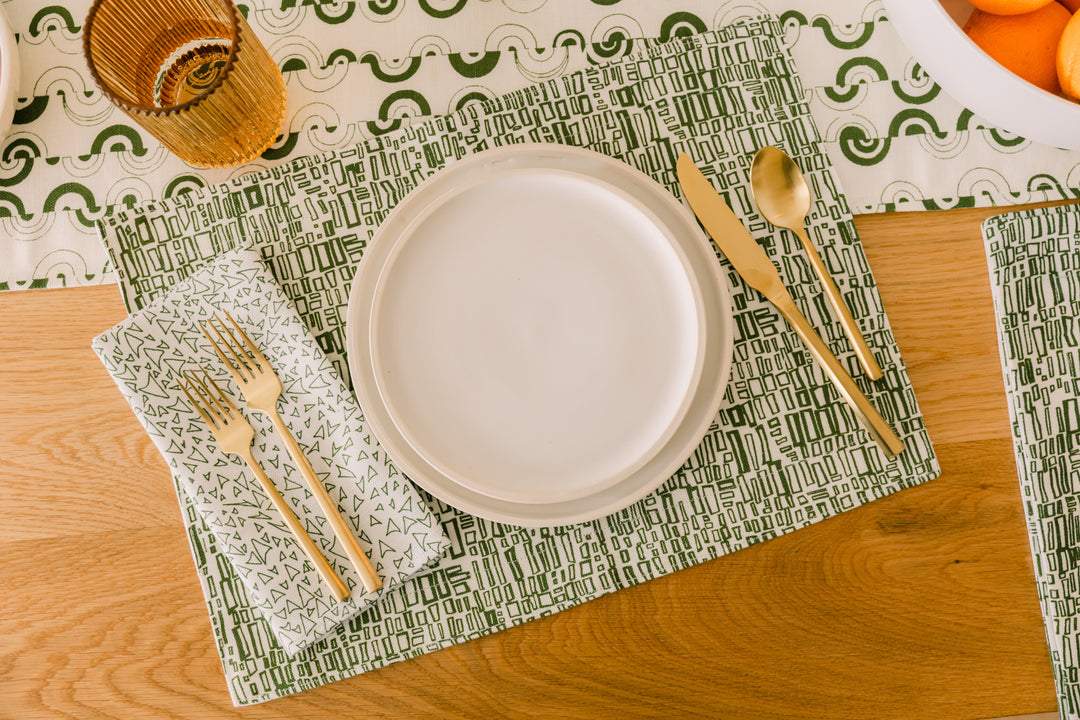 Basilone in Cereus - Pair of Napkins - at300nelson