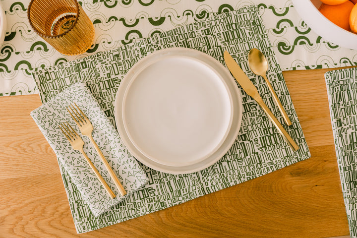 Basilone in Cereus - Pair of Napkins - at300nelson