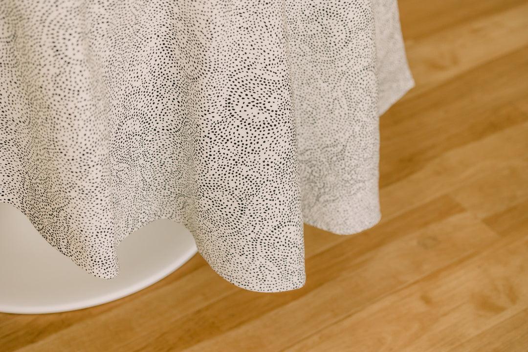 Palizada in Albatross 70" x 70" Round Tablecloth - at300nelson