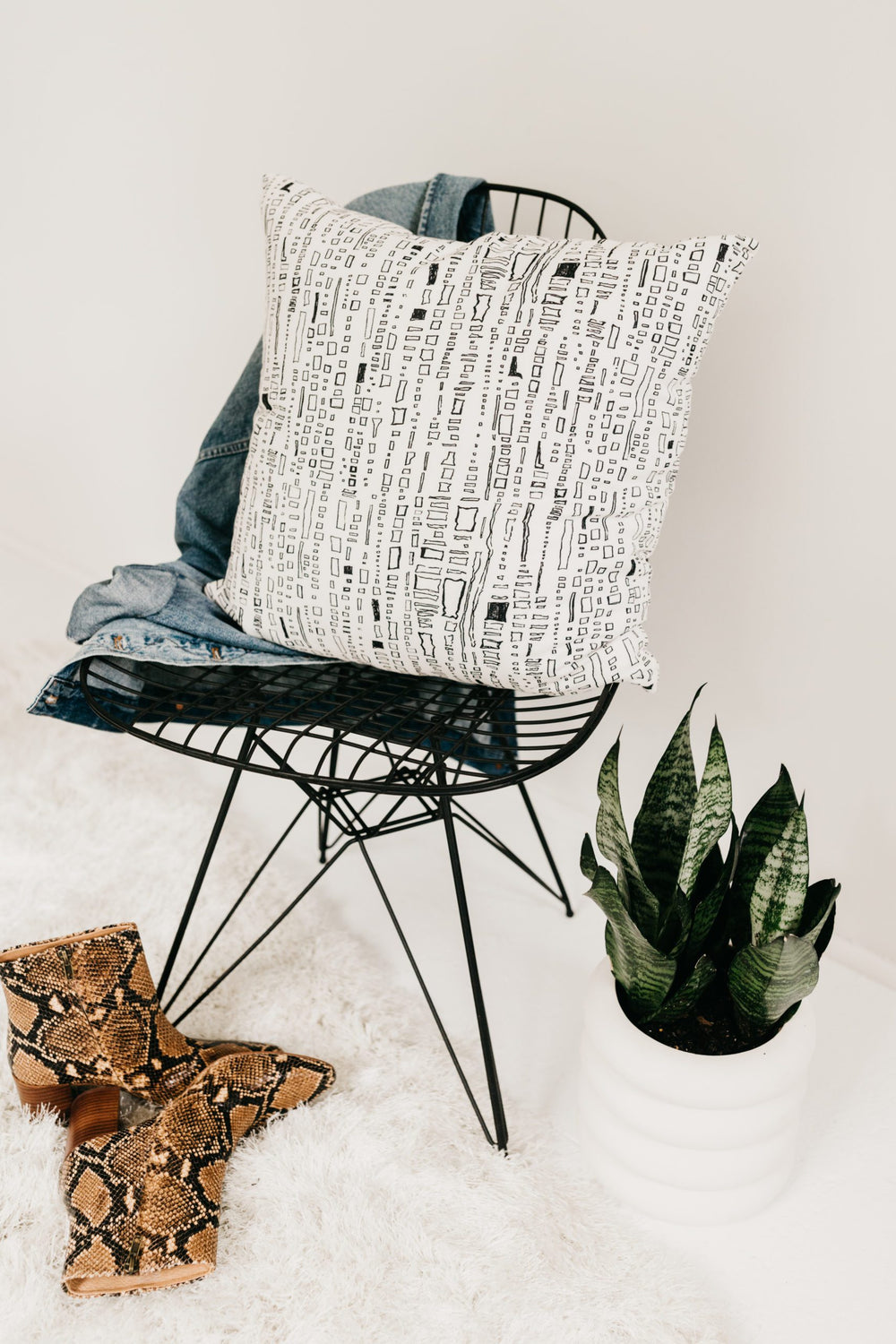 Capistrano in Clairvoyant 20" x 20" Pillow - at300nelson