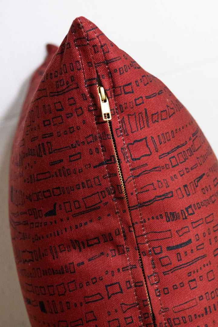 Capistrano in Dark Saffron 24" x 24" Pillow - at300nelson