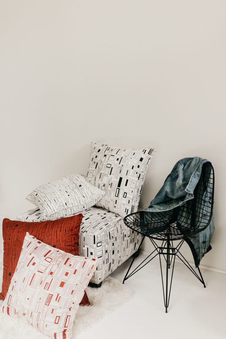 Cristianitos in Clairvoyant Large Ottoman 25" x 27" x 15" - at300nelson